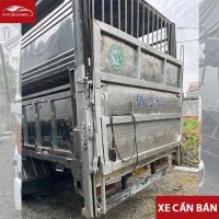 Thanh lý tải cũ Hino FC 2015 chở gia súc có bửng nâng